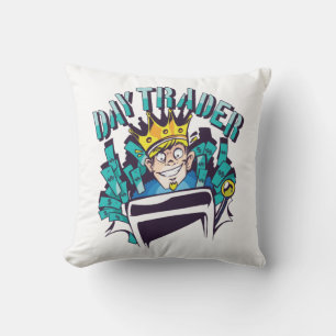 Day Trader Gift Idea Cushion