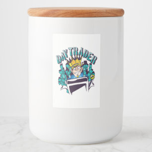 Day Trader Gift Idea Food Label