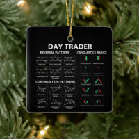 Day trader stock market investor chart candlestick