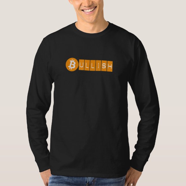 Day Trader's Bullish on Bitcoin T-Shirt (Front)