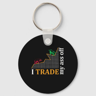 Day Trading Trader Stock Market Key Ring