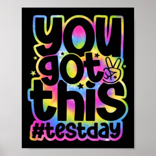 Day You Got This Staar Testing Motivational Teache Poster