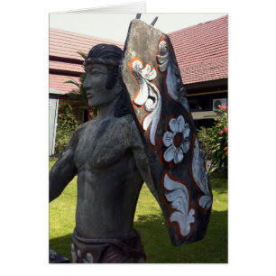 Dayak Statue Kalimantan Indonesia Airport
