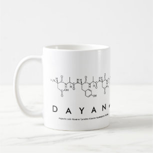 Dayana peptide name mug