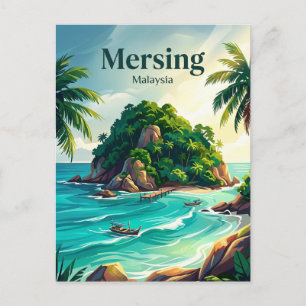 Dayang Island Malaysia Postcard