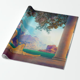Daybreak, 1922 by Maxfield Parrish Wrapping Paper