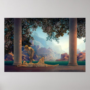 Daybreak by Maxfield Parrish in 1922 Poster