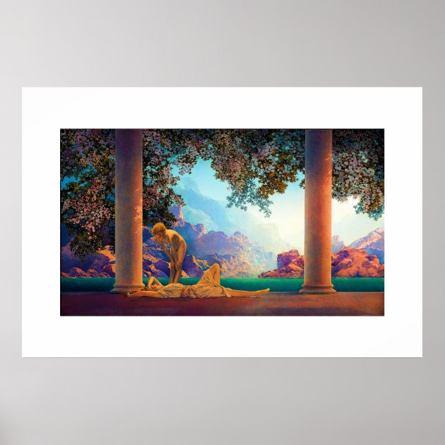 DAYBREAK Maxfield Parrish 1922 ... 2022 Poster (Front)