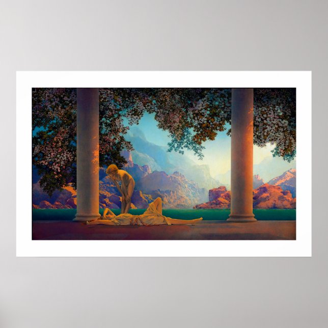 DAYBREAK Maxfield Parrish 1922 ... 2022 Poster (Front)