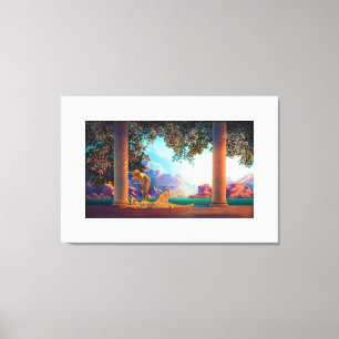 DAYBREAK Maxfield Parrish 1922 ... 2022 Poster Canvas Print