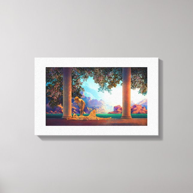 DAYBREAK Maxfield Parrish 1922 ... 2025  Canvas Print (Front)
