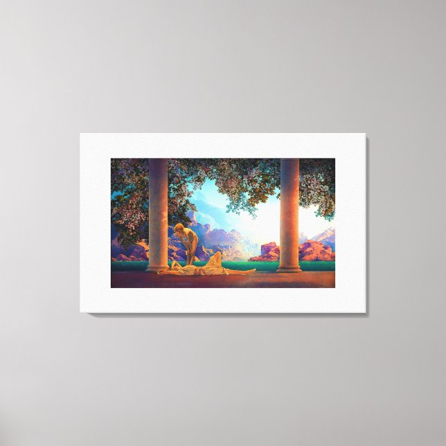 DAYBREAK Maxfield Parrish 1922 ... 2025  Canvas Print (Front)
