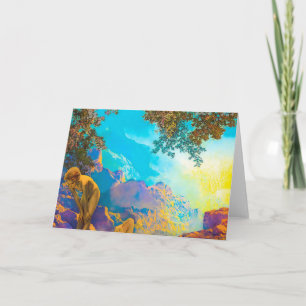 Daybreak Maxfield Parrish Card