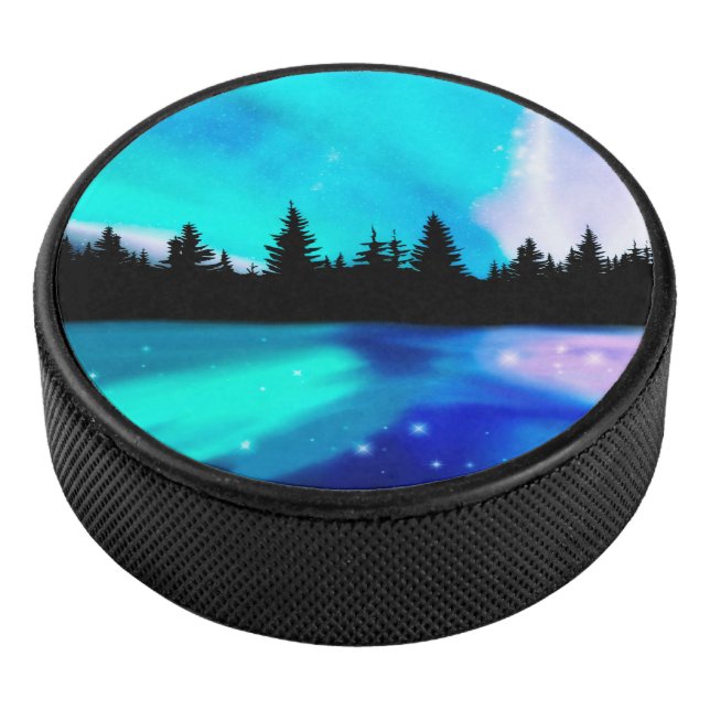 Daybreak Reflections Hockey Puck (3/4)