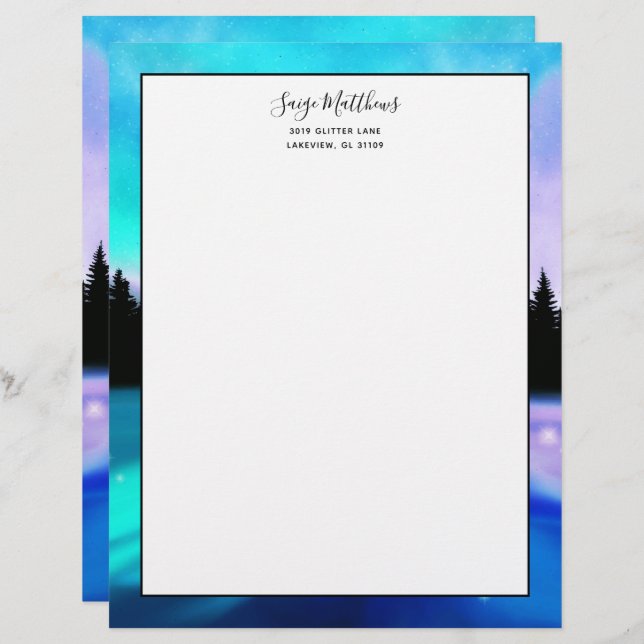 Daybreak Reflections Letterhead (Front/Back)