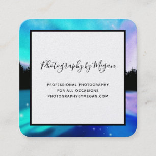 Daybreak Reflections Square Business Card