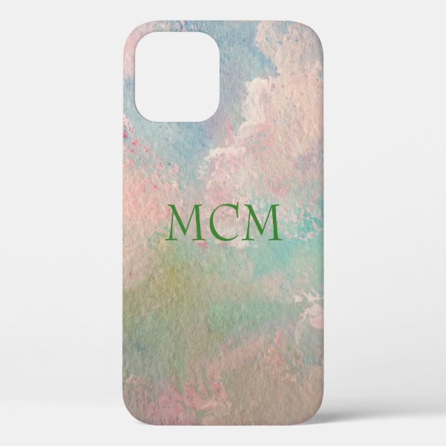 Daybreak with monogram iPhone / iPad case (Back)