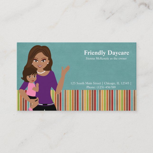 Daycare Business Card (Front)