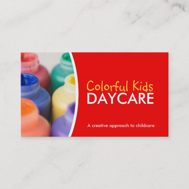 Daycare  Business Card (Front)