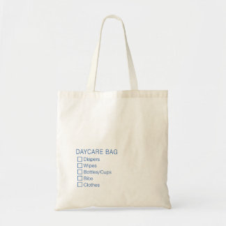 Daycare Checklist Bag in Blue