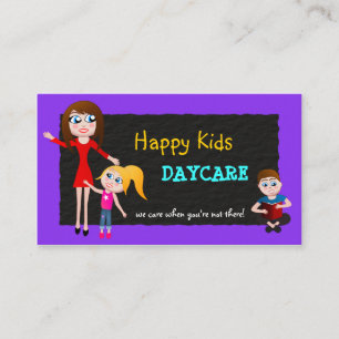 Daycare, Child Care, Babysitting Business Cards
