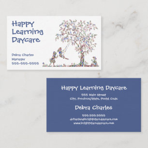 Daycare Children Nature Business Card - Direct