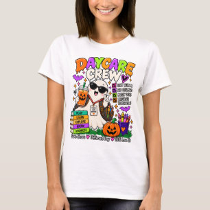Daycare Crew Halloween Childcare Teacher T-Shirt