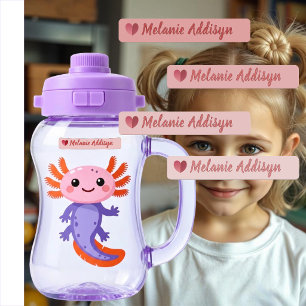 Daycare Label Pack Pink Heart Personalised