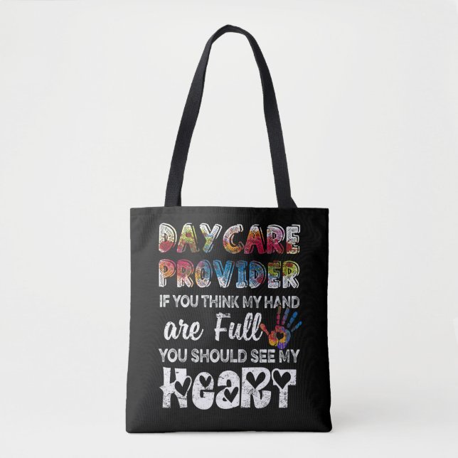 Daycare Provider - Appreciation Gift Childcare Tote Bag (Front)