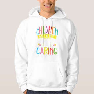 Daycare Provider Caring For Children Care Childcar Hoodie