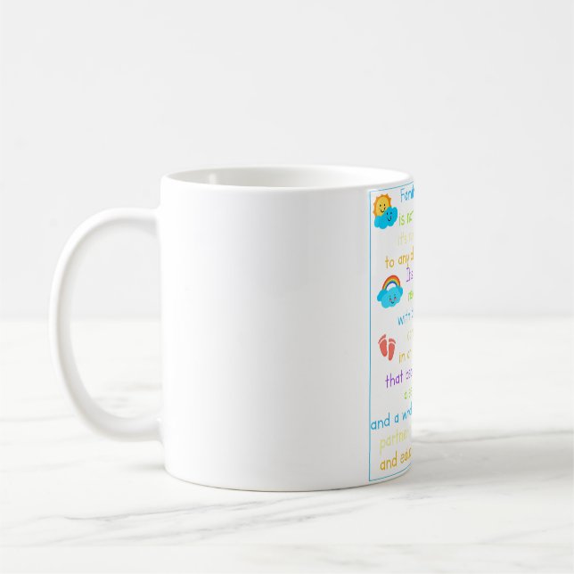 Daycare Provider Day Care Child Care Childcare Tea Coffee Mug (Left)