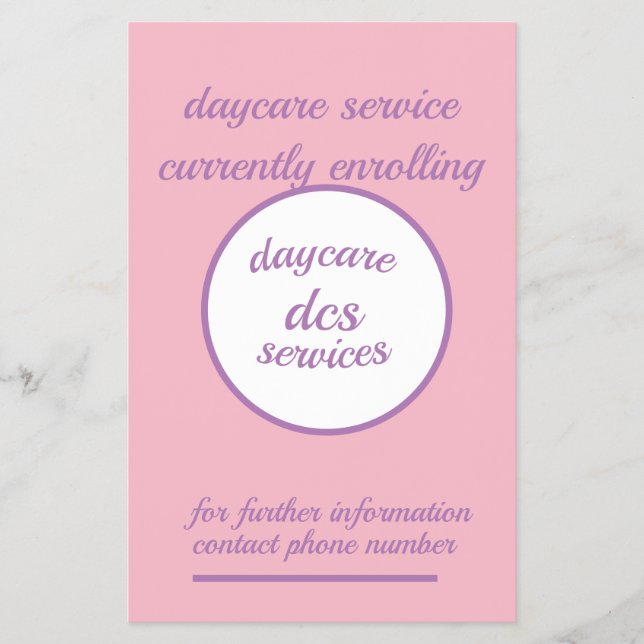 Daycare Service Flyer (Front)
