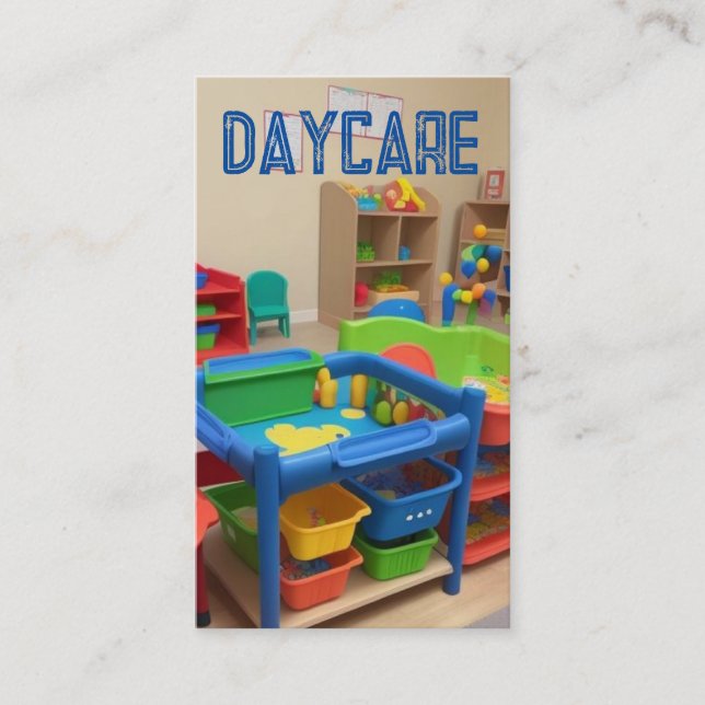 Daycare Services Business Card (Front)