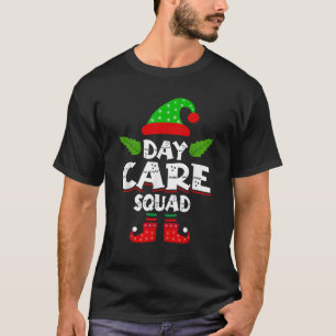 Daycare Squad Provider Day Care Elf Worker Christm T-Shirt