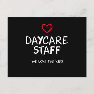 Daycare Staff Print Postcard