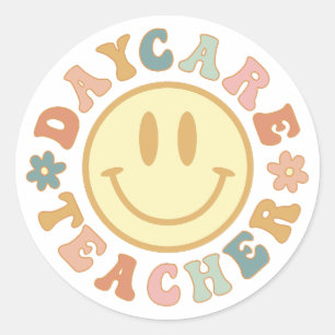 Daycare Teacher, Childcare Provider, Child Care Classic Round Sticker