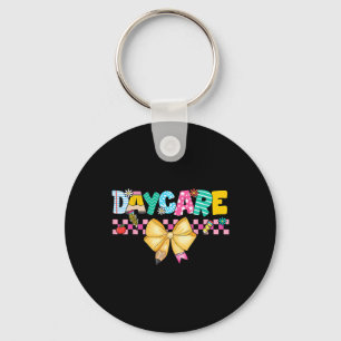 Daycare Teacher Daycare Provider Prek Teacher Back Key Ring