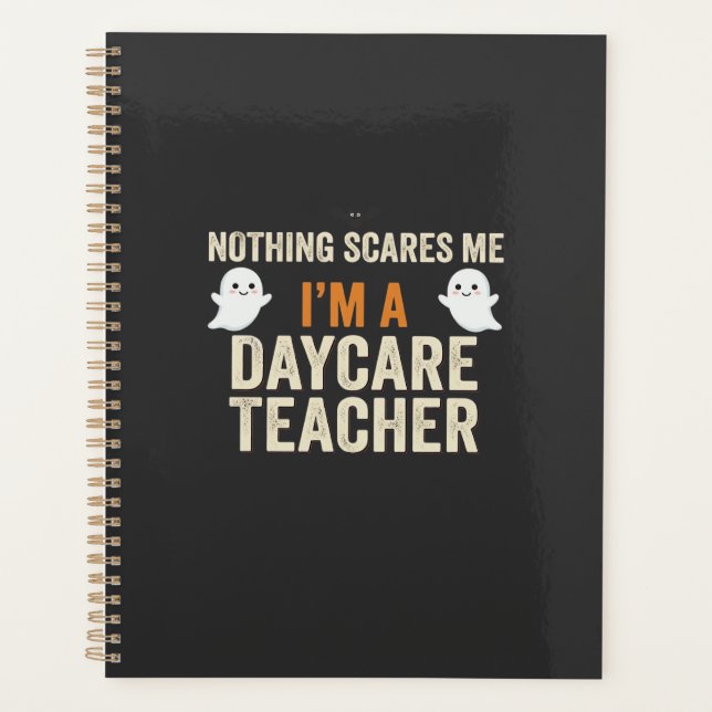 Daycare Teacher Halloween Ghost Design_1 Planner (Front)
