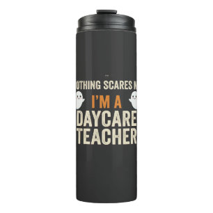 Daycare Teacher Halloween Ghost Design_1 Thermal Tumbler
