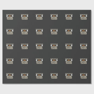 Daycare Teacher Halloween Ghost Design_1 Wrapping Paper