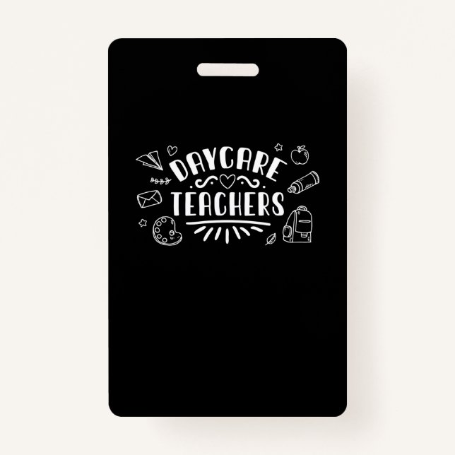 Daycare Teachers ID Badge (Front)
