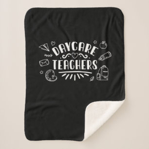 Daycare Teachers Sherpa Blanket