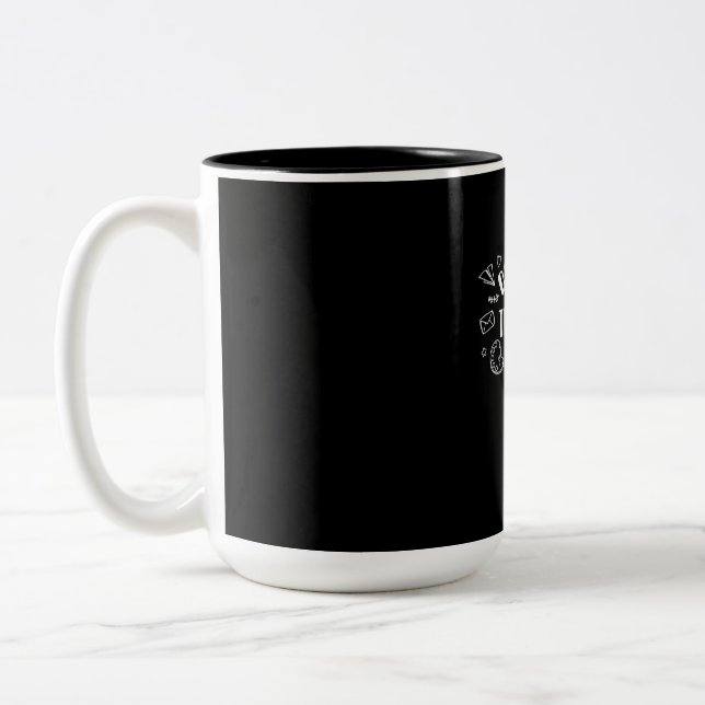 Daycare Teachers Two-Tone Coffee Mug (Left)