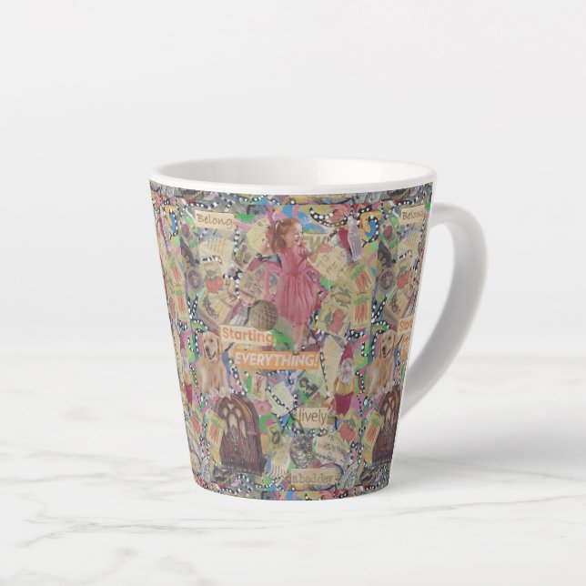 Daydream Believer Latte Mug (Right Angle)