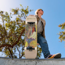Daydream Girl on Wall Abstract Colourful Geometry