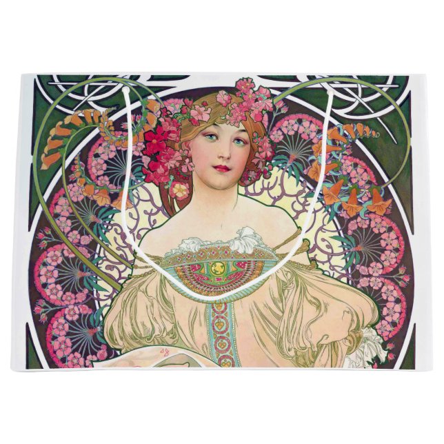 Daydream (Spring), Mucha Large Gift Bag (Front)
