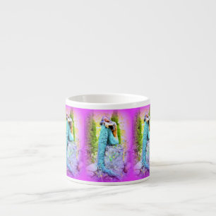 daydreaming mermaid espresso mug
