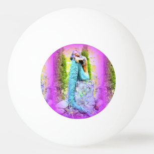 daydreaming mermaid ping pong ball