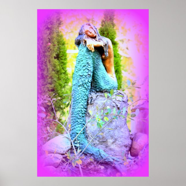 daydreaming mermaid poster (Front)