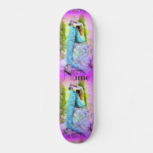 daydreaming mermaid skateboard